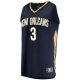 Youth New Orleans Pelicans C.J. McCollum Fanatics Navy Fast Break Replica Player Jersey - Icon Edition