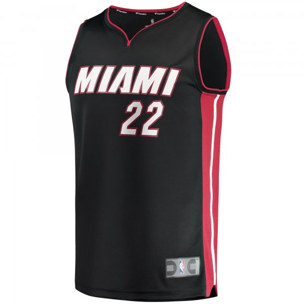 Men's Miami Heat Jimmy Butler Fanatics Black Fast Break Replica Jersey - Icon Edition