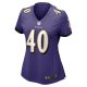 Women's Baltimore Ravens Malik Harrison Nike Purple Game Jersey