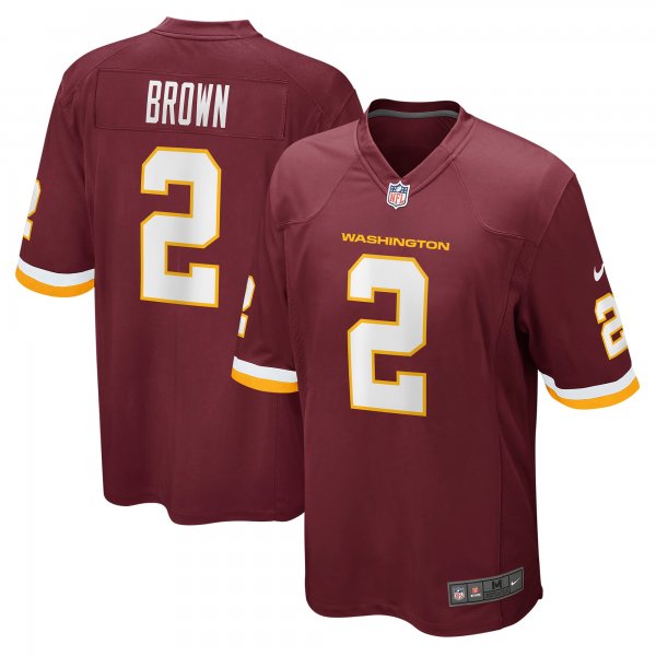 Men's Washington Football Team Dyami Brown Nike Burgundy Game Jersey