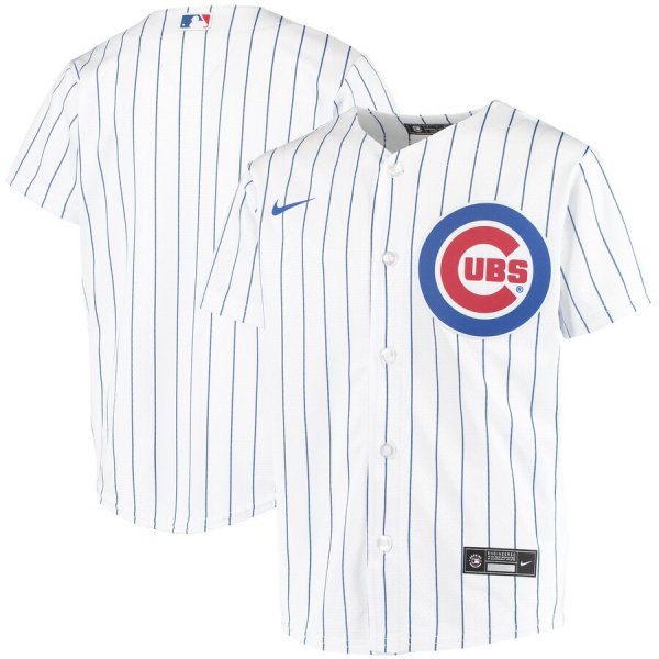 Youth Nike Chicago Cubs Blank White Home 2020 MLB Team Jersey