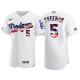 Men's Los Angeles Dodgers #5 Freddie Freeman Flex Base USA 2022 Jersey