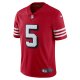 Men's San Francisco 49ers Trey Lance Nike Scarlet Alternate Vapor Limited Jersey