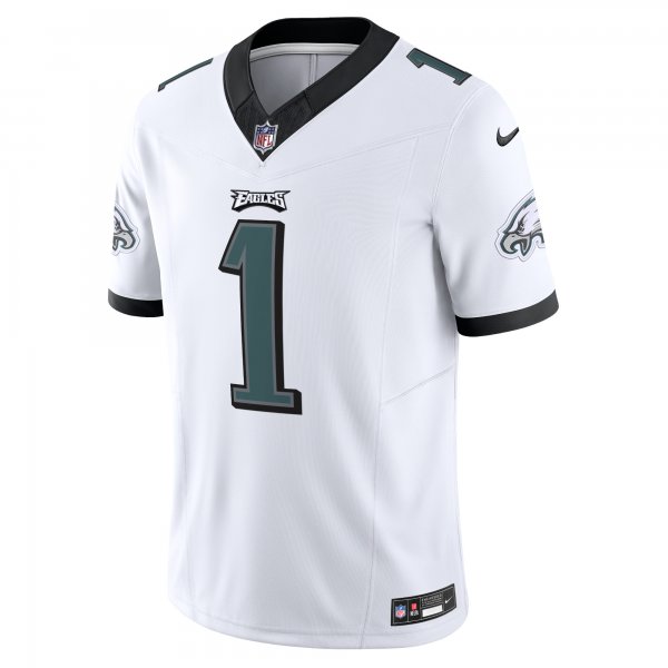 Men's Philadelphia Eagles Jalen Hurts Nike White Vapor F.U.S.E. Limited Jersey