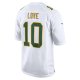 Men's Green Bay Packers Jordan Love Nike White Fashion Game Jersey