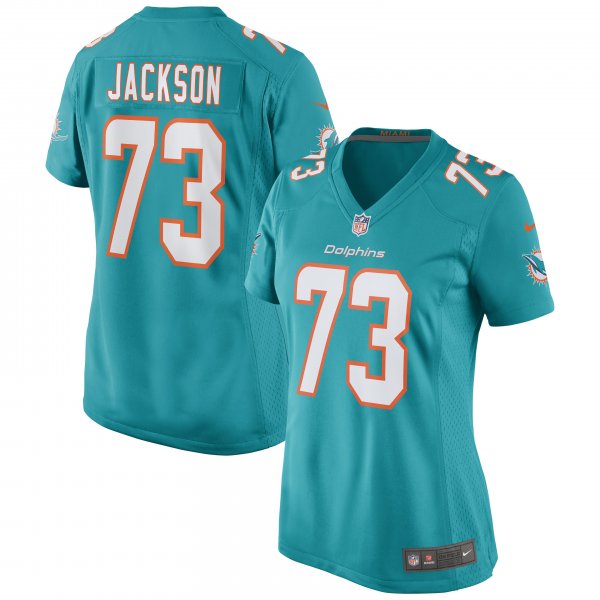 Women's Miami Dolphins Austin Jackson Nike Aqua Game Jersey