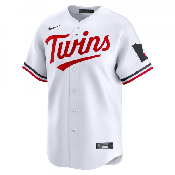 Men's Minnesota Twins  Nike White 2024 Jackie Robinson Day Home Limited Jersey