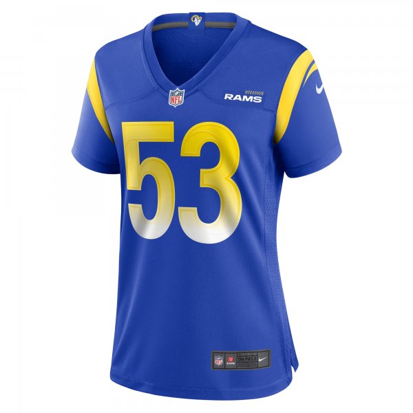 Women's Los Angeles Rams Ernest Jones Nike Royal Team Game Player Jersey