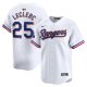 Men's Texas Rangers #25 Jose Leclerc Nike White 2024 Gold Collection Limited Player Jersey