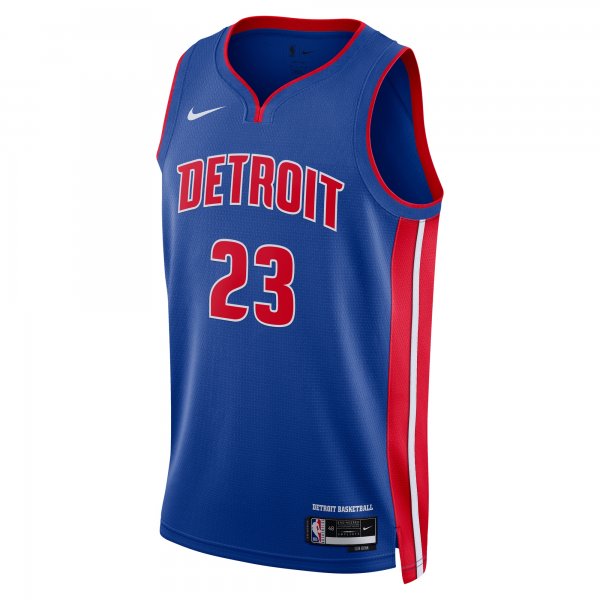 Unisex Detroit Pistons Jaden Ivey Nike Blue 2022 NBA Draft First Round Pick Swingman Jersey - Icon Edition