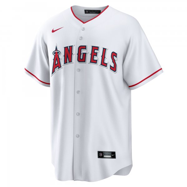 Men's Los Angeles Angels Nike White Home Blank Replica Jersey