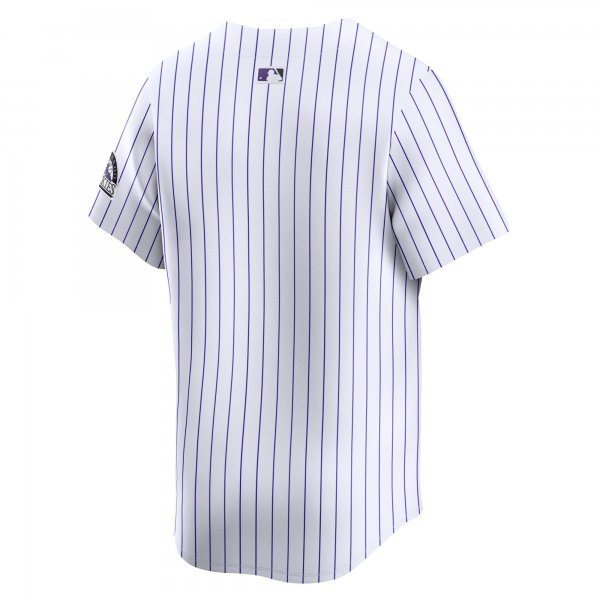 Youth Colorado Rockies Nike White Home Limited Jersey