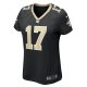 Women's New Orleans Saints A.T. Perry Nike  Black Team Game Jersey