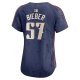 Women's Cleveland Guardians Shane Bieber Nike Navy 2024 City Connect Limited Jersey