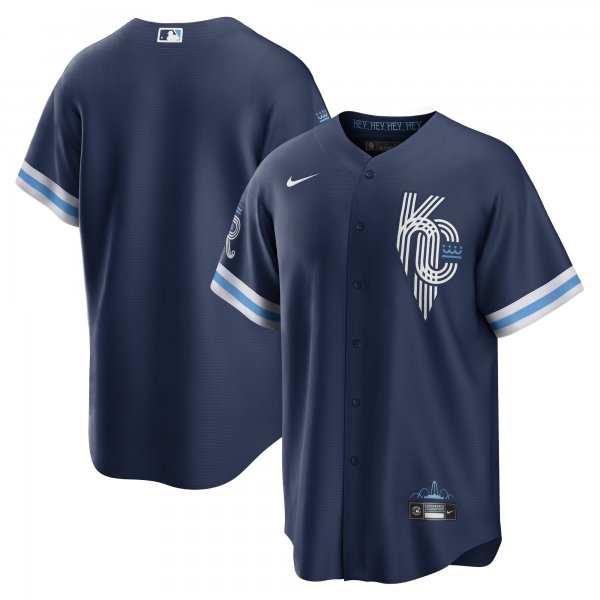 Men's Kansas City Royals Nike Navy City Connect Replica Jersey