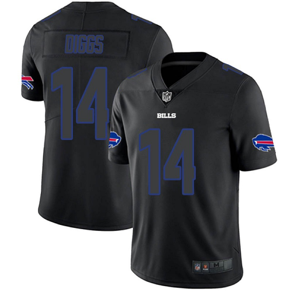 Youth #14 Stefon Diggs Buffalo Bills Black Impact Limited Jersey