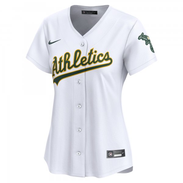 Women's Oakland Athletics Nike White Home Limited Jersey