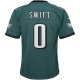 Youth Philadelphia Eagles D'Andre Swift Nike Green Game Jersey