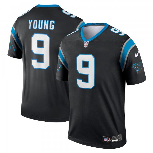 Men's Carolina Panthers Bryce Young Nike Black  Legend Jersey