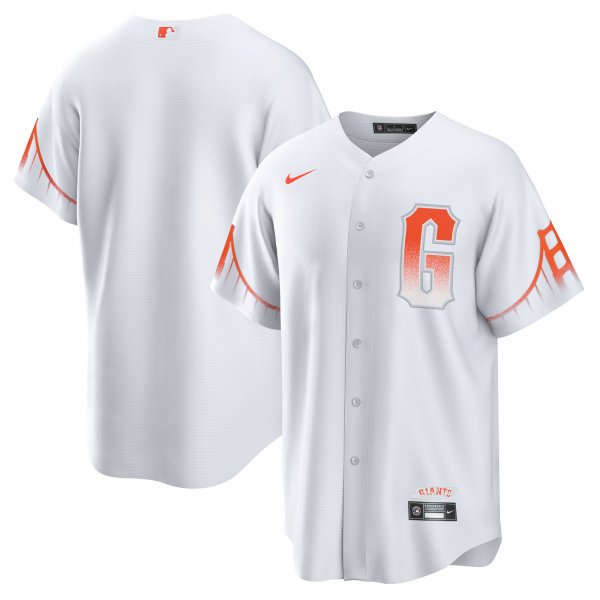 Men's San Francisco Giants Nike White City Connect Replica Jersey