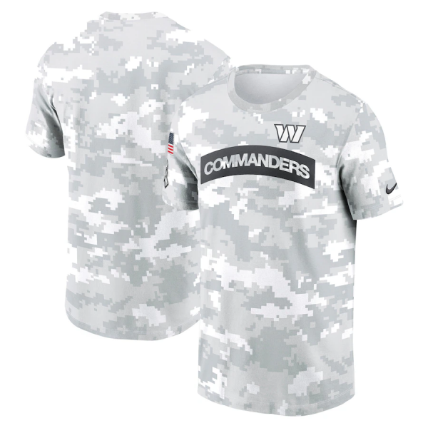 Men's Nike Arctic Camo Washington Commanders 2024 Salute To Service Performance T-Shirt