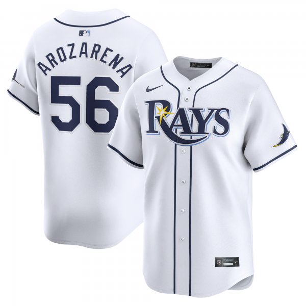 Men's Tampa Bay Rays Randy Arozarena Nike White Home Limited Player Jersey