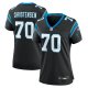 Women's Carolina Panthers Brady Christensen Nike Black Team Game Jersey