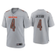 Men's Chicago Bears Eddie Jackson Gray Atmosphere Fashion Game Jersey