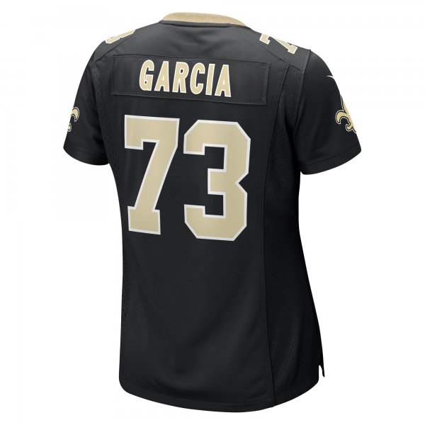 Women's New Orleans Saints Max Garcia Nike  Black Team Game Jersey