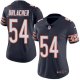 Nike Chicago Bears #54 Brian Urlacher Navy Blue Women's Stitched NFL Limited Rush Jersey