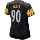 Women's Nike T.J. Watt Black Pittsburgh Steelers Game Jersey