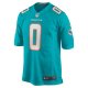 Men's Miami Dolphins Braxton Berrios Nike Aqua Game Jersey