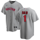 Men's Boston Red Sox Nike Gray Road #1 Dad MLB Jersey