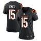 Women's Cincinnati Bengals Charlie Jones Nike  Black Team Game Jersey