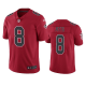 Men's Atlanta Falcons #8 Kyle Pitts Color Rush Limited Red Jersey