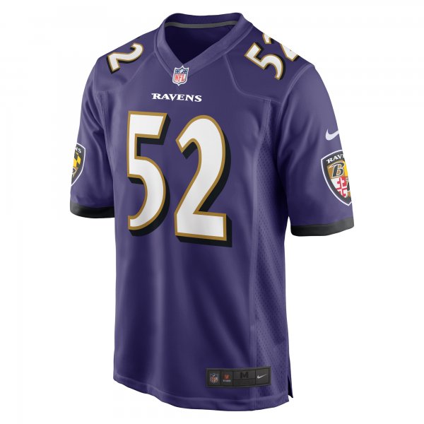 Men's Baltimore Ravens Ray Lewis Nike Purple Retired Player Game Jersey