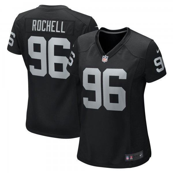 Women's Las Vegas Raiders Isaac Rochell Nike  Black Team Game Jersey