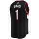 Men's Portland Trail Blazers Anfernee Simons Fanatics Black Fast Break Replica Player Jersey - Icon Edition