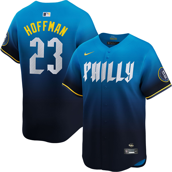 Men's Philadelphia Phillies #23 Jeff Hoffman City Connect Limited Jersey