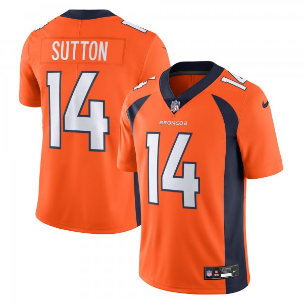 Men's Denver Broncos Courtland Sutton Nike Orange  Vapor Untouchable Limited Jersey