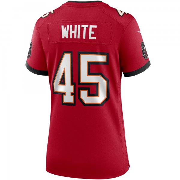 Women's Tampa Bay Buccaneers Devin White Nike Red Game Player Jersey