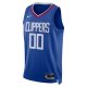 Unisex LA Clippers Nike Royal Swingman Custom Jersey - Icon Edition