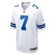 Men's Dallas Cowboys Trevon Diggs Nike White Game Jersey