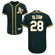 Oakland Athletics #28 Matt Olson Green Flexbase Collection Stitched MLB Jersey