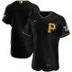 Men's Nike Pittsburgh Pirates Blank Black Alternate 2020 Logo Team MLB Jersey