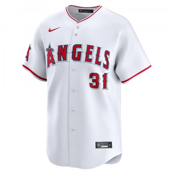 Men's Los Angeles Angels Tyler Anderson Nike White Home Limited Player Jersey