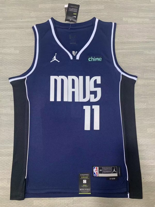 Men's #11 Kyrie Irving Dallas Mavericks Blue City Edition Jersey