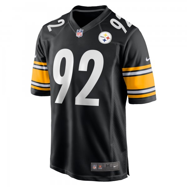 Men's Pittsburgh Steelers James Harrison Nike Black Retired Game Jersey