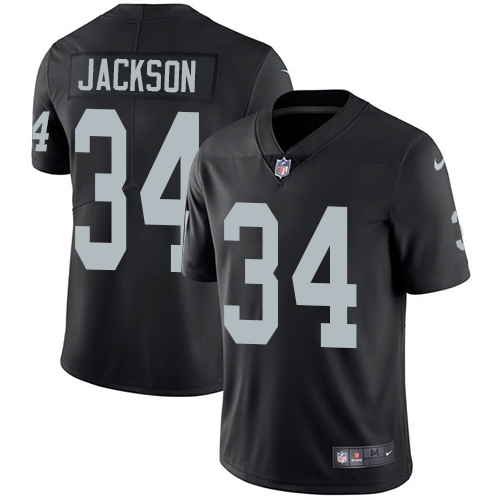 Nike Las Vegas Raiders #34 Bo Jackson Black Team Color Youth Stitched NFL Vapor Untouchable Limited Jersey