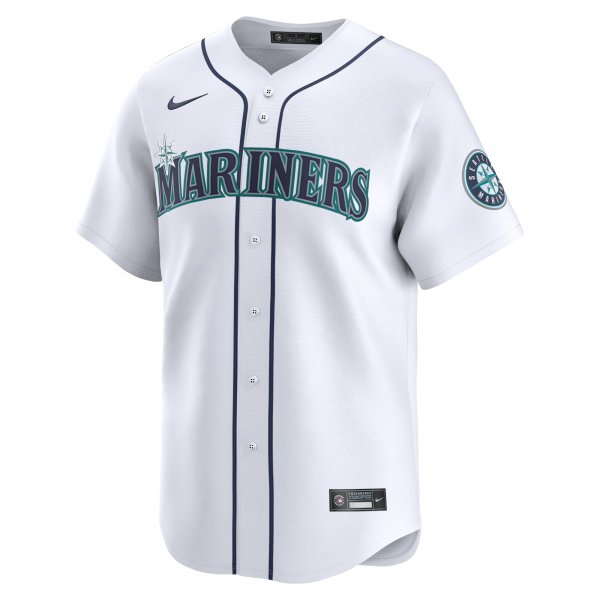 Men's Seattle Mariners J.P. Crawford Nike White Home Limited Player Jersey